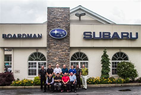 Subaru boardman ohio - Boardman Subaru is a family-owned and eco-certified dealership that offers quality customer service, award-winning vehicles, and expert service. Founded in 2004 by a Boardman High School graduate, Boardman Subaru has grown from a small used car dealership to a large and award-winning Subaru dealer in Boardman, OH and western PA.